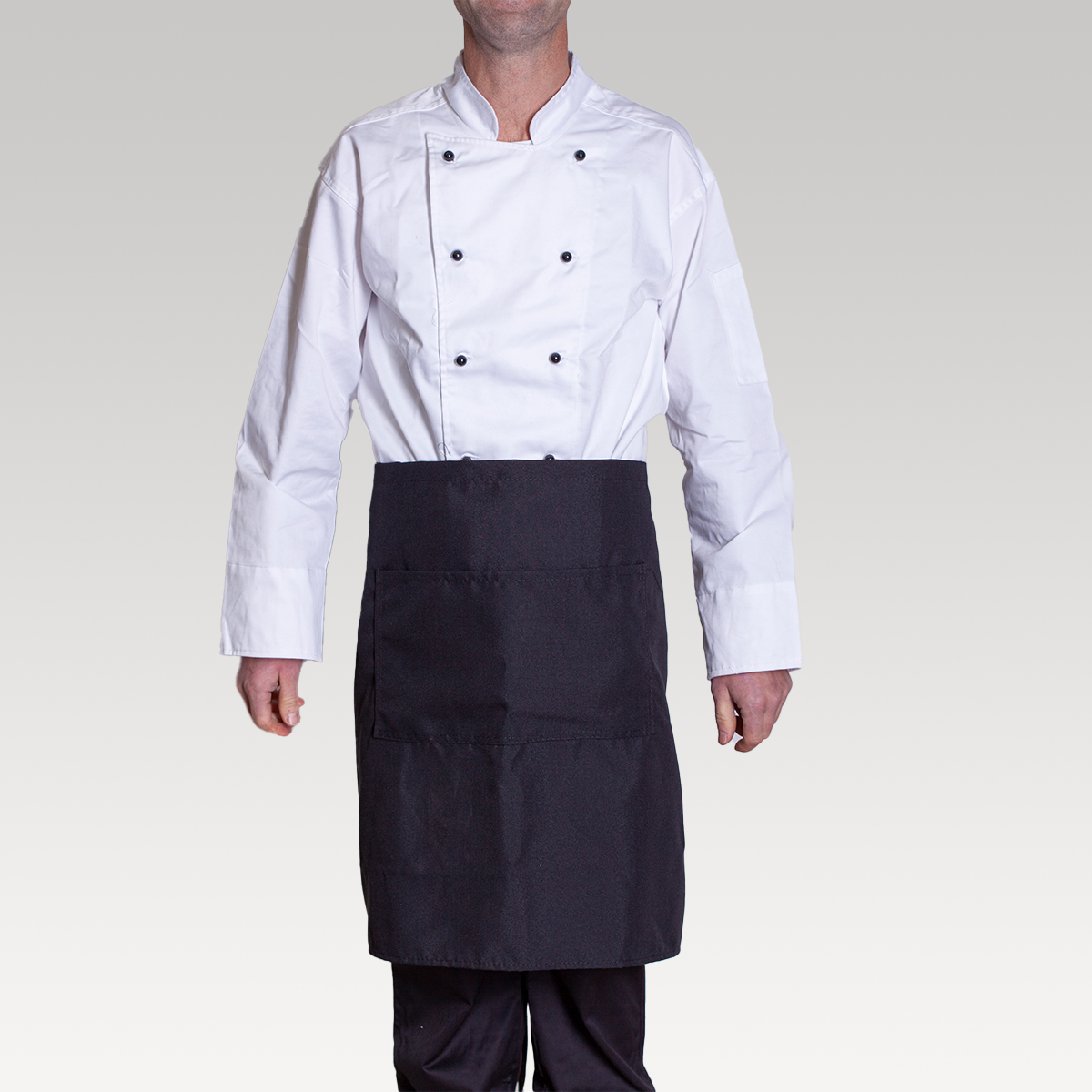 Serve Waist Apron With Pocket - Black - Vendella - Specialists in ...